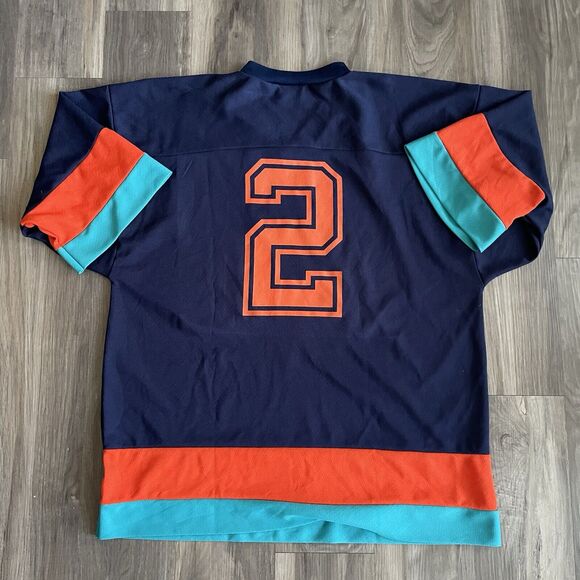 Vintage Special Olympics Hockey Jersey Size L Cops And Robbers Logo Athletic 90s - Picture 6 of 6